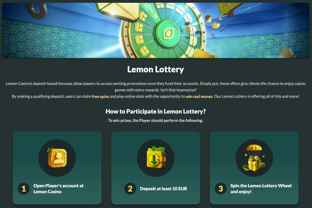 Llotaria Lemon me bilete falas