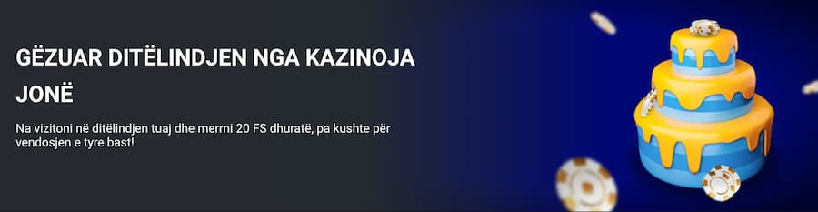 Oferta e dedikuar për datëlindje nga PariPesa Casino