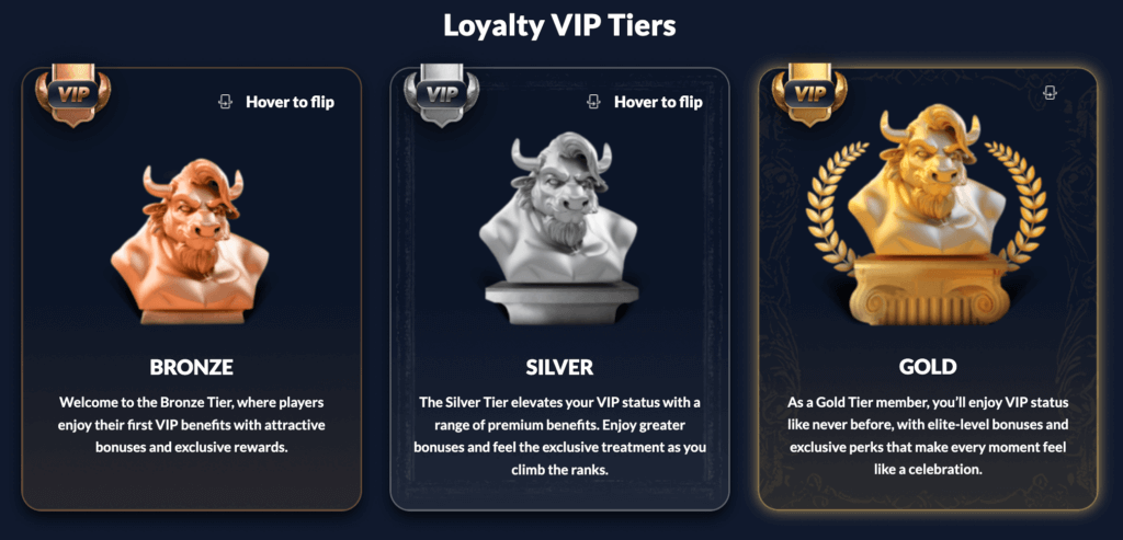 Programi VIP i Bison Win Casino