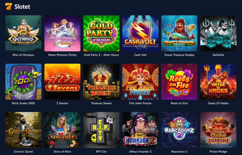 Lojëra slot ne Bison Win Casino