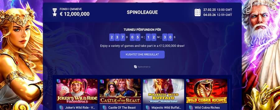 Turneu Spinoleague nga PariPesa Casino